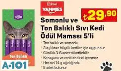 SOMONLU VE TON BALIKLI SIVI KEDİ ÖDÜL MAMASI SOMONLU VE TON BALIKLI SIVI KEDİ ÖDÜL MAMASI
